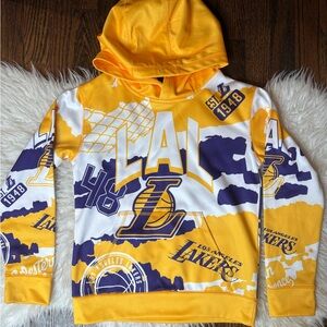 Los Angeles Lakers Youth Over The Limit Pullover Hoodie